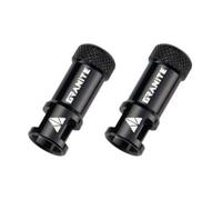 Granite Design Juicy Nipple Valve Cap with Core Removal Tool - Black