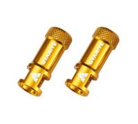 Granite Design Juicy Nipple Valve Cap with Core Removal Tool - Gold