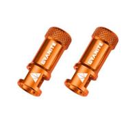 Granite Design Juicy Nipple Valve Cap with Core Removal Tool - Orange