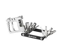 Granite Diverse 20 Bike Multi-Tool, Compact 20-in-1 Mini Hand Tool for MTB and Road Bike, Includes Chain Breaker and Spoke Wrenches