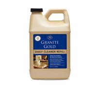 Granite Gold Daily Cleaner Refill Streak-Free Cleaning for Granite, Marble, Travertine, Quartz, Natural Stone Countertops, Floors-Made in the USA, 64