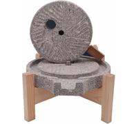 Granite Grinder - Hand Stone Mill Dry/Wet Bluestone Paste Mill with Filter Bag, Easy to Clean and Dismantle, Uniform and Smooth Feed