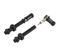 Granite Juicy Nipple Tubeless Valves - Black / 60mm Valve