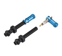 Granite Juicy Nipple Tubeless Valves - Blue / 80mm Valve