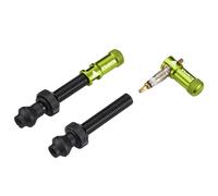 Granite Juicy Nipple Tubeless Valves - Green / 60mm Valve