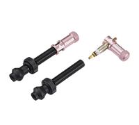 Granite Juicy Nipple Tubeless Valves - Pink / 80mm Valve
