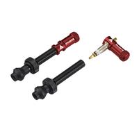 Granite Juicy Nipple Tubeless Valves - Red / 80mm Valve