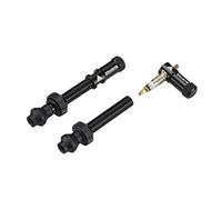 Granite Juicy Nipple Valve Cap and Presta Valve Stem Set, Bike Tyre Caps Dust Covers with Valve Core Removing Function, Durable Alloy Tyre Valve Cap (Black)