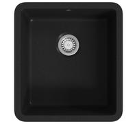 Vidaxl Granite Kitchen Sink Single Basin Black Kitchen Sinks