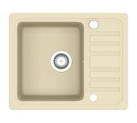 Granite Kitchen Sink Single Basin Kitchen Utility Sinks Multi Colours vidaXL