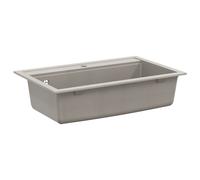 Granite Kitchen Sink Single Basin Kitchen Utility Sinks Multi Colours vidaXL