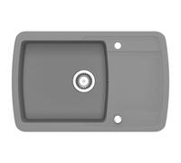 Granite Kitchen Sink Single Basin Kitchen Utility Sinks Multi Colours vidaXL