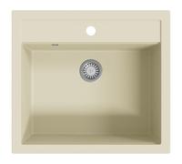 Granite Kitchen Sink Single Basin Kitchen Utility Sinks Multi Colours vidaXL