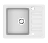 Granite Kitchen Sink Single Basin Kitchen Utility Sinks Multi Colours vidaXL
