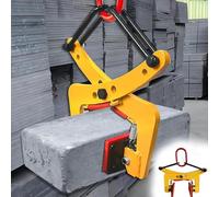 Granite Lifting Clamp - Adjustable Opening 40-300mm, Vertical Clamp for Lifting and Transporting Concrete Blocks and Stone Slabs