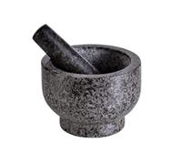 Granite Manual Grinder Mortar And Pestle Set Marble Solid Stone Grinder Black Spice Herb Grinder Crusher For Grindingseasonings Pastes Pesto Dark