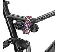 Granite Rockband+ MTB Frame Carrier Strap for Inner Tubes and Bike Tool Kit, Bike Storage Solution for Attaching Extra Gear on Your Mountain Bike, BMX Bike, Road Bike and Gravel Bike (Square Tile)
