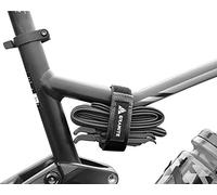Granite Rockband MTB Frame Carrier Strap for Inner Tubes and Bike Tool Kit, Bike Storage Solution for Attaching Extra Gear on Your Mountain Bike, BMX Bike, Road Bike and Gravel Bike (Black)