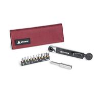 Granite Rocknroll TQ Torque Ratchet Bike Tool Kit, Bike Multitool Kit with 10 Tool Bits and Extension Rod, Portable Torque Ratchet Tool Kit for Mountain Bike, Road Bike and Gravel Bike (Red)