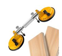 Granite Seam Setter | 18.5 Inch Suction Clamp Lifter | Iron Last Suction Cup | Lightweight Compact Design Non-Slip Vacuum System for Perfect Stone Alignment in the Workplace