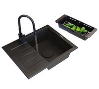 Granite Sink Granitan Milano With Tap, Basket And Drain Kit 1Pc