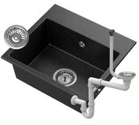 Granite Sink Granitan Milos With Waste Kit 1 Set