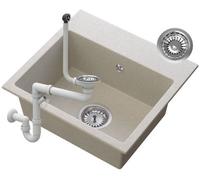 Granite Sink Granitan Milos With Waste Kit 1 Set
