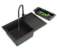 Granite Sink Granitan Mino With Drain, Plug And Grado Tap 1 Set