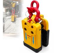 Granite Slab Lifting Clamp, Heavy Duty 2200LBS Adjustable Jaw Tongs for Marble Stone Installation and Transport, Fits 0.6'' to 2.4'' Thickness, 15'' x 50'' Size