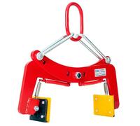 Granite Stone Lifting Clamps - Heavy Duty 716lbs, 617lbs, 573lbs Transport Tool for Marble, Glass, Rock & Steel Plates - Adjustable Scissor Lifter,One Color-M (Opening 12-24 cm)