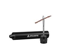 Granite Suture Tire Plug Kit, Compact Tubeless Flat Bicycle Tire Repair Kit with 2 Size Tire Plugs, Fix Mountain Bike and Road Bike Tire Punctures (Black)