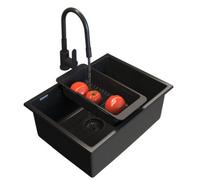 Granite Undermount Sink Granitan Manado60 With Grado Tap And Waste Set 1Pc