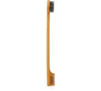 GranNaturals Edges Brush and Comb for Edge Control - Nylon Bristles, Sturdy Bamboo Handle - Styling & Gentle Care Tools - Edge Fixer for Baby Hairs - Compact Curling Accessories for Thick, Curly Hair