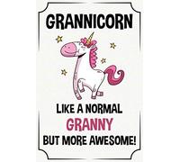 grannicorn like a normal granny but more awesome funny cute cool unicorn birthday christmas notebook journal gag gift for granny: happy mothers day ... kids grandson granddaughter grandkids
