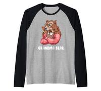 Granny Bear Grandma and Grandchild Bear Love Raglan Baseball Tee