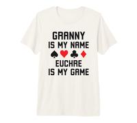 Granny is My Name Euchre is My Game Funny Euchre Humor Premium T-Shirt