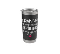 Granny is My Name Spoiling is My Game Funny Stainless Steel Insulated Tumbler