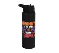 Granny is My Name Spoiling is My Game Stainless Steel Insulated Water Bottle