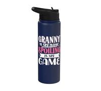 Granny is My Name Spoiling is My Game Stainless Steel Insulated Water Bottle