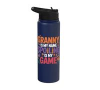 Granny is My Name Spoiling is My Game Stainless Steel Insulated Water Bottle
