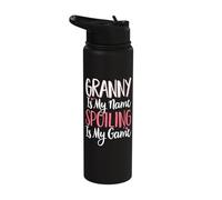 Granny is My Name Spoiling is My Game Stainless Steel Insulated Water Bottle