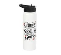 Granny is My Name Spoiling is My Game Stainless Steel Insulated Water Bottle