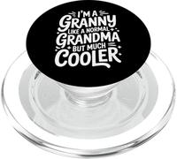 Granny Like A Normal Grandma Much Cooler Grandmother PopSockets PopGrip for MagSafe