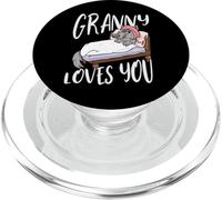 Granny Loves You Bad Grandma Wolf In Disguise PopSockets PopGrip for MagSafe