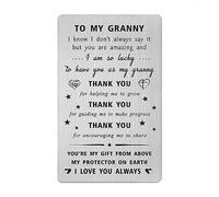Granny Mother's Day Card - Gifts for Granny Birthday Card from Grandchild - Granny Wedding Easter Gift