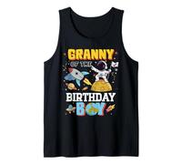 Granny of The Birthday Astronaut Boy Space Theme Party Tank Top