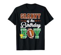 Granny Of The Birthday Boy Football Party Family Matching T-Shirt