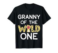 Granny of The Wild One Zoo Themed 1st Birthday Party T-Shirt