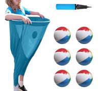 Granny Pants Game, Granny Pants Yard Game Set, Giant Lawn Games, With 6 Throwing Bouncy Balls and 1 Pumps, Giant Granny Pants Hula Hoop Game, kids Garden Toys for Outdoor Birthday Party, Family