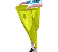 Granny Pants Yard Game, 1/2/3/4 Funny Giant Stretchy Pants with 5/10 Bouncy Balls & 1 Ball Inflator, Family Reunion Fun for Outside Backyard Field Day Family Party Games for Kids Adult (1 pants-A)